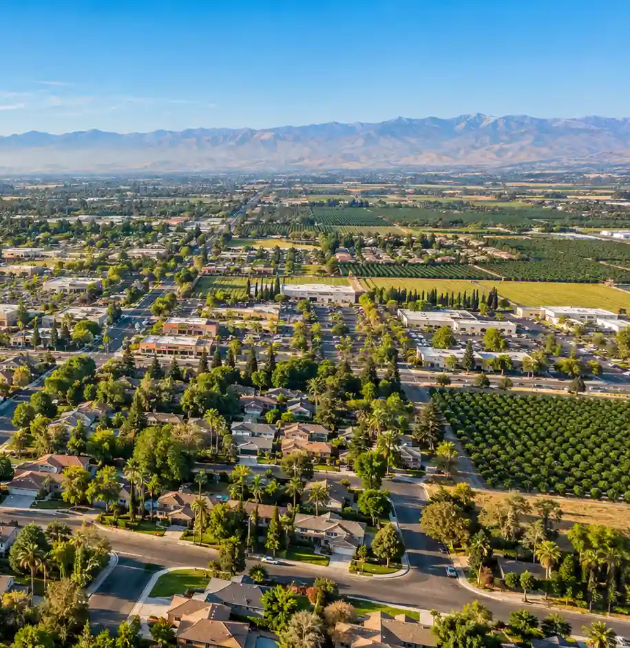 Central California Valley Drone Portrait