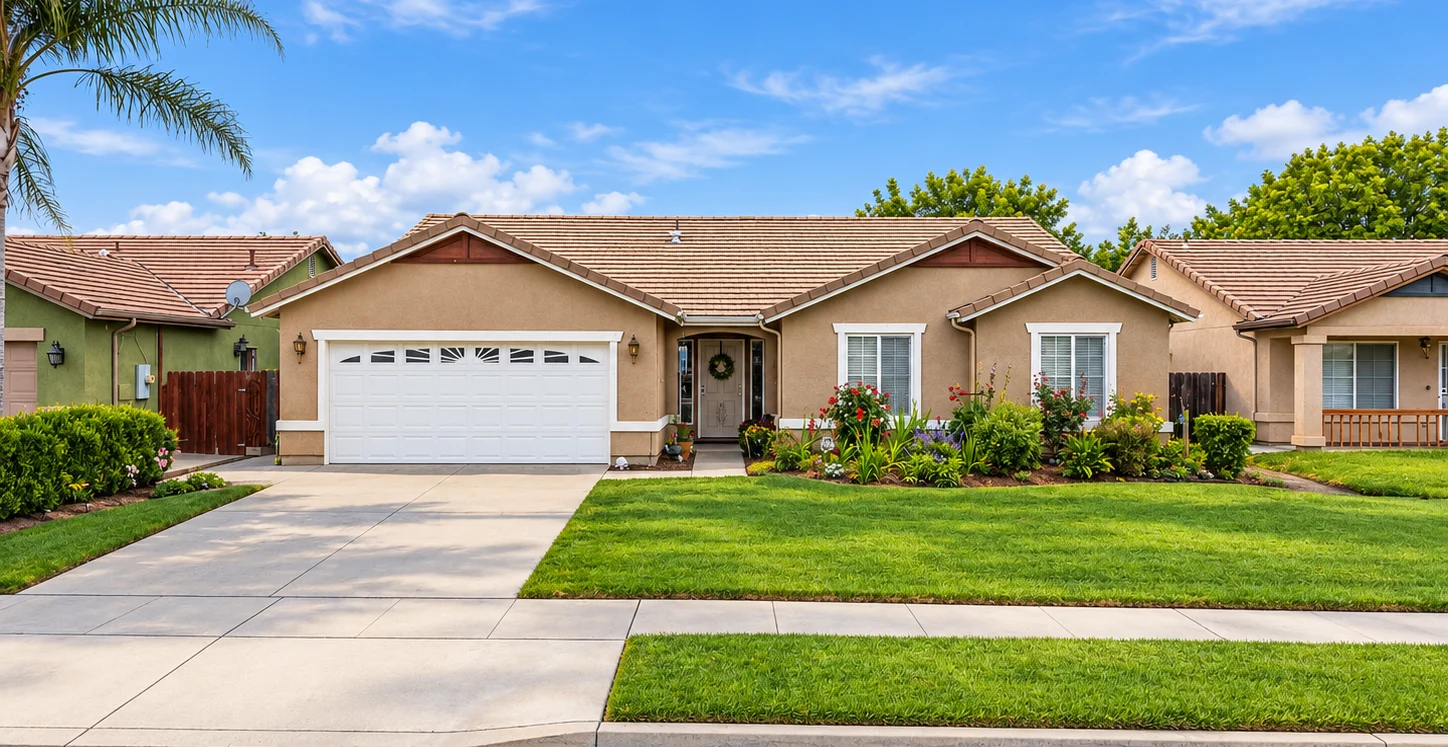 House We Bought In Visalia California Pic